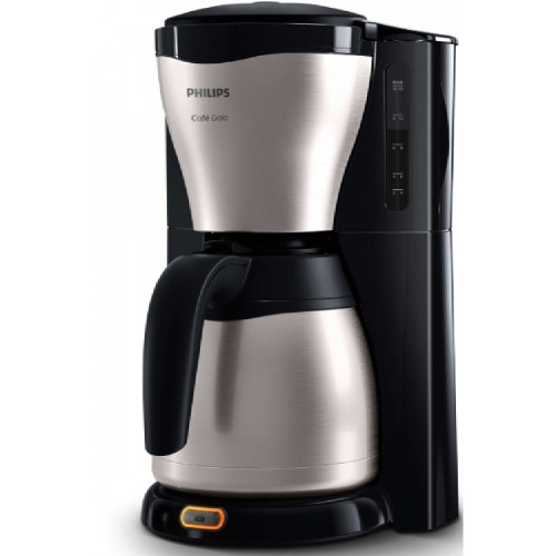FRENCH COFFEE MAKER  HD7546/20 ΜΑΥΡΟ INOX 1000W 1.2LT ΜΕ ΘΕΡΜΟ